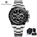 2025 New PAGANI Design Top Brand Men's Sports Quartz Watches Sapphire Stainless Steel Waterproof Chronograph Luxury Reloj Hombre